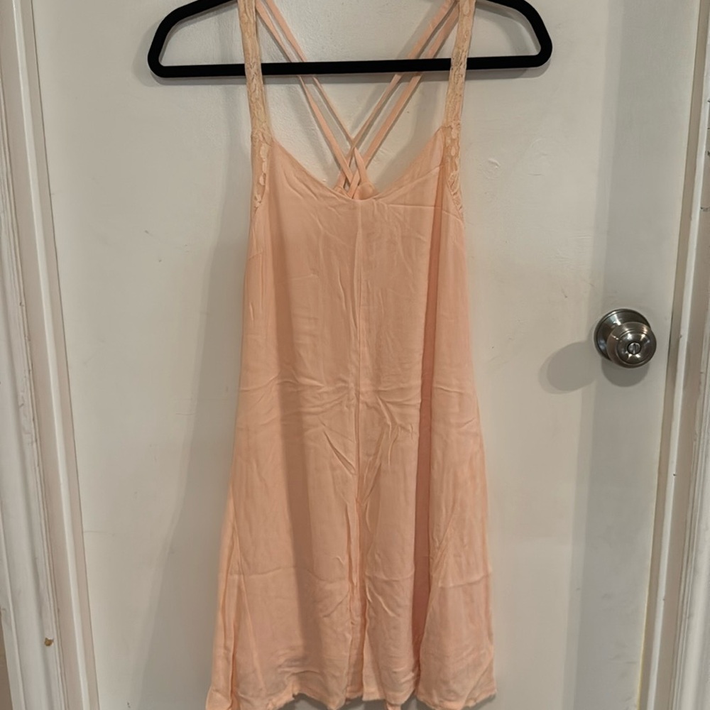 Pink peach dress size small